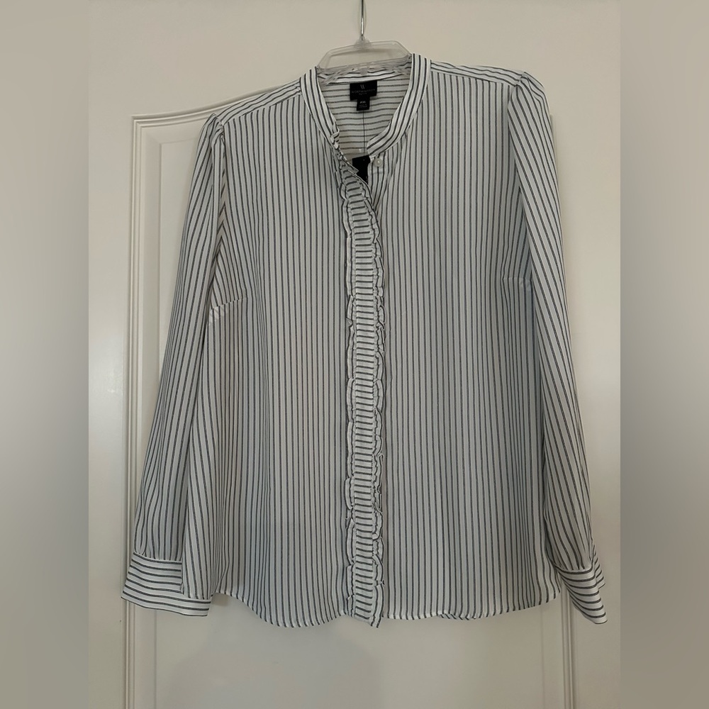 Worthington Petite Long Sleeve Blouse